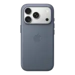 iPhone 18 Pro için MagSafe özellikli Tech Dokuma Kılıf - Şambre Mavisi