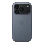 iPhone 18 Pro için MagSafe özellikli Tech Dokuma Kılıf - Şambre Mavisi